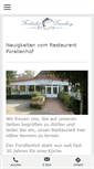 Mobile Screenshot of forellenhof-duisenburg.de